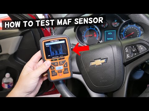 HOW TO TEST MAF SENSOR, MASS AIRFLOW SENSOR CHEVY, CHEVROLET, GMC, BUICK, CADILLAC