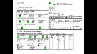 Testing an application of the som object in Pure Data
