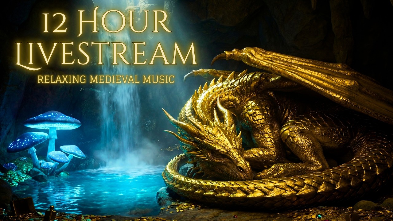 12 Hours of Immersive Fantasy Music & Ambience for Study, Sleep & Good Vibes | The Golden Guardian