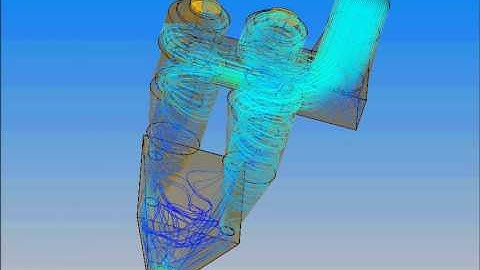 Particle flow simulation
