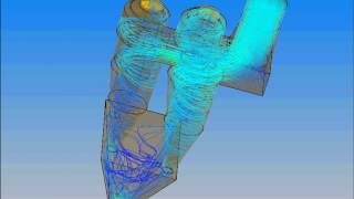 Particle flow simulation