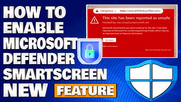 How To Enable Microsoft Defender Smartscreen | New Feature Microsoft Edge Security [Guide]