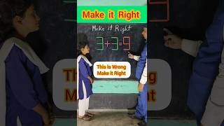 Make it Right 🤔 Innovative ideas #short #education #maths #students #ytshorts #trending