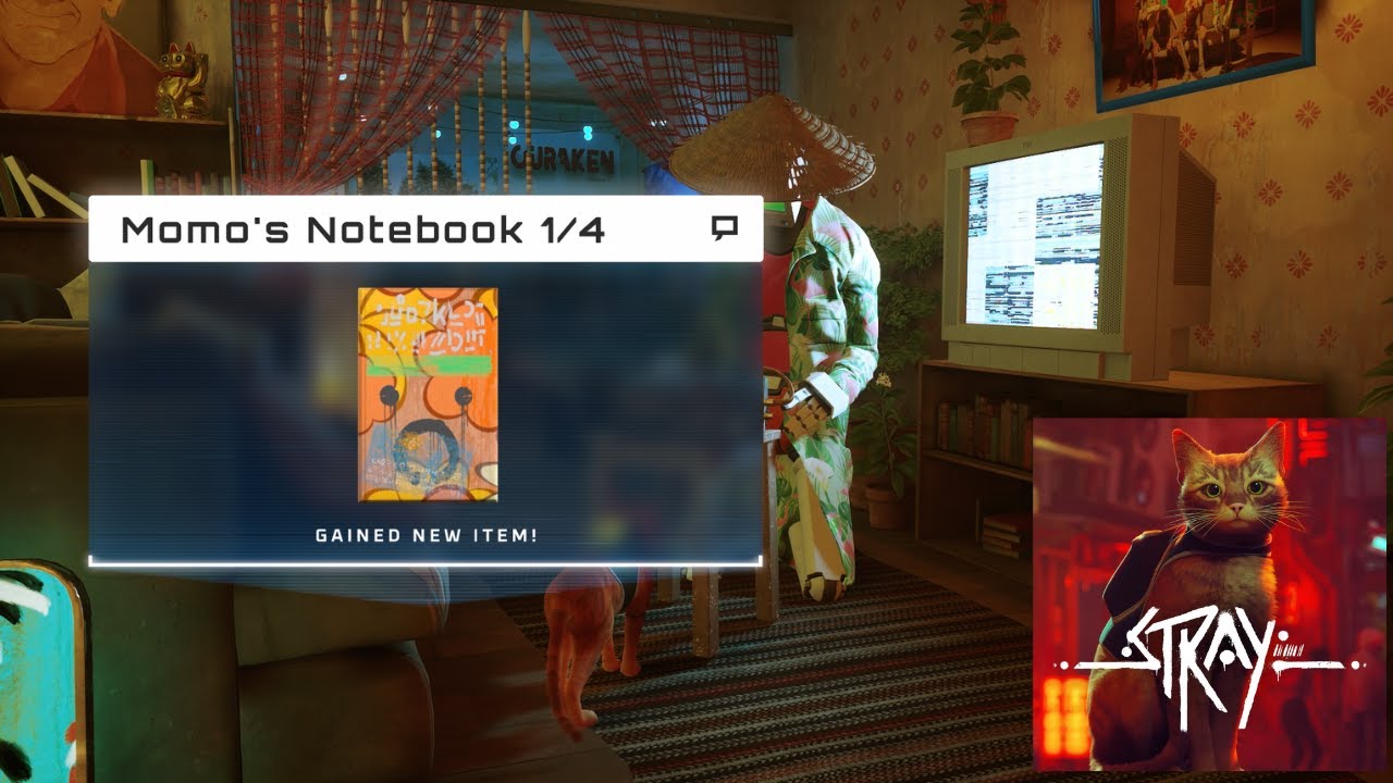 STRAY - Chapter 4. The Slums - Collect MOMO's Notebook