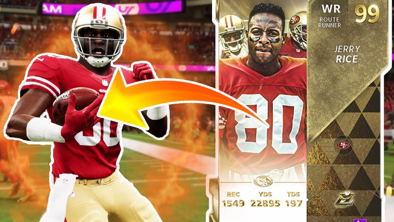 99 JERRY RICE DROPS 200+ YARDS IN H2H! MADDEN 21 ULTIMATE TEAM GAMEPLAY!