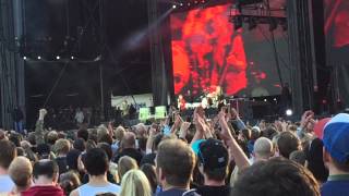 Foo Fighters - Monkey Wrench (Dave breaks foot) Gothenburg 20150612