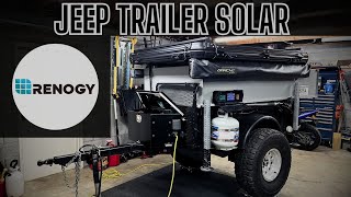 DIY Solar Battery Box on Jeep Overland Trailer