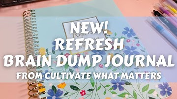 BRAIN DUMP JOURNAL From Cultivate What Matters | DISCOUNT