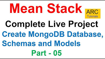 Mean stack project from scratch Part #5 - Create DB, Models and Schema | Angular crud with web API