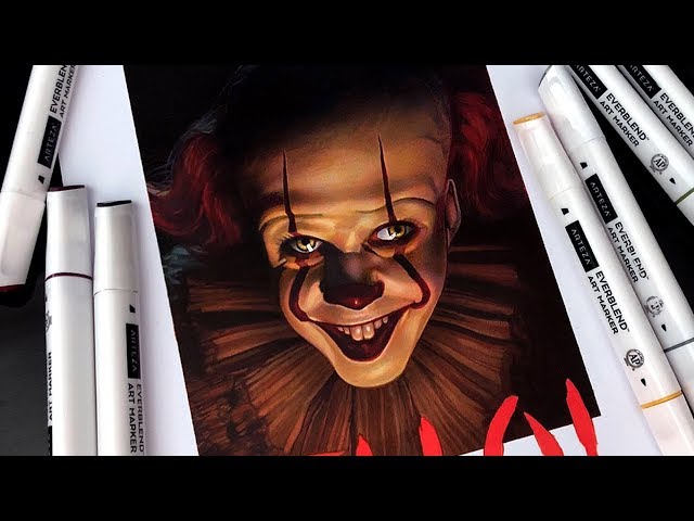 After seeing IT chapter 2, it made me want to draw Pennywise : r/drawing