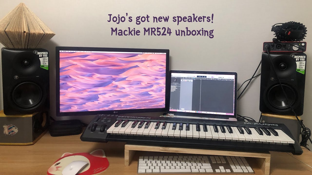 Vlog - Mackie MR524 unboxing (34)