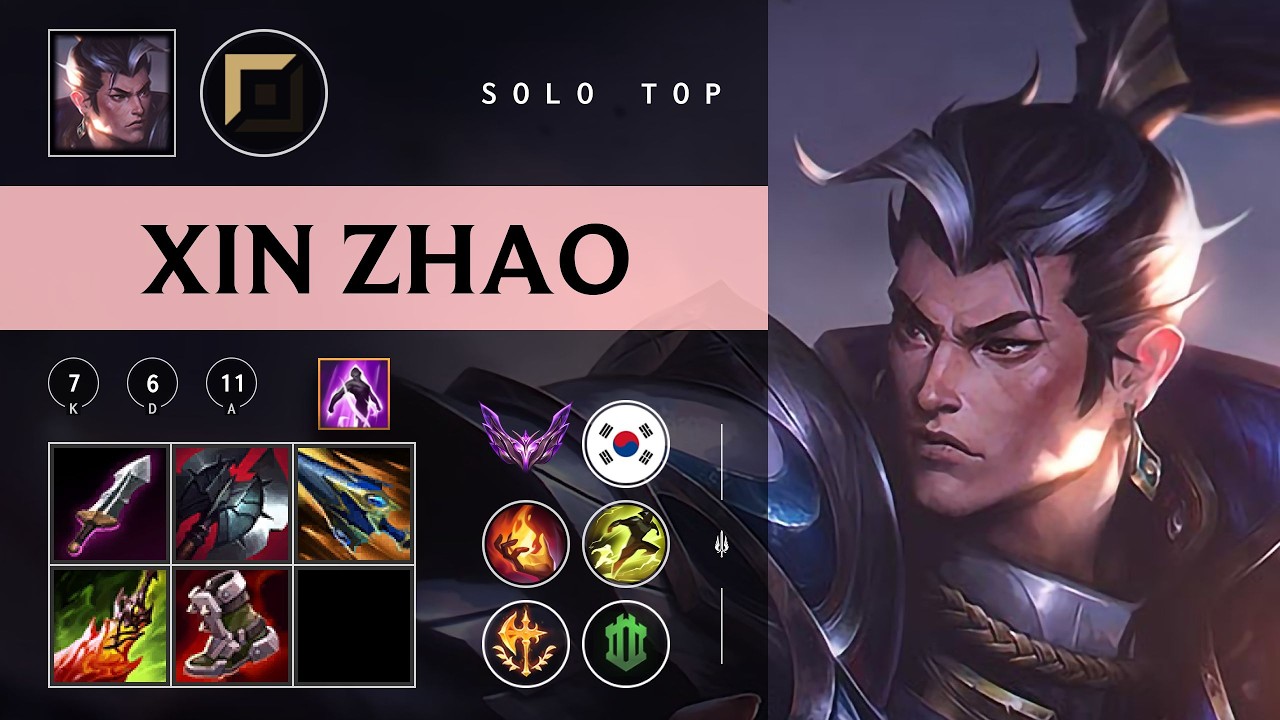 Xin Zhao Top vs Fiora - KR Master Patch 26.05