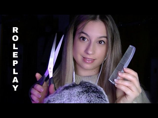 ASMR | Roleplay PELUQUERA | Masaje capilar, peinado, corte... | Tienes cita en la pelu | Pau ASMR