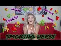SMOKING HERBS WITH MY HERB (LAVENDER AND ROSES)