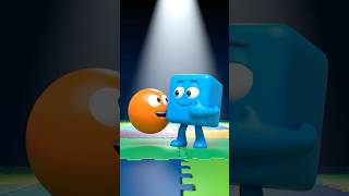 Orange Ball’s Epic play with Mischievous Green Monster! 🎉 screenshot 4