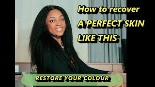 HOW TO RESTORE YOUR DAMAGED SKIN BY BLEACHING?| HIGHLY REQUESTED|Bleaching creams| Patricia reynier