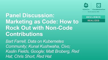 Panel Discussion: Marketing as Code: How to Rock Out with Non-Code Contributions