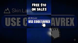 🎁 Skinland Promo Code "SAVREX" – $10 Bonus on Your First Sale!