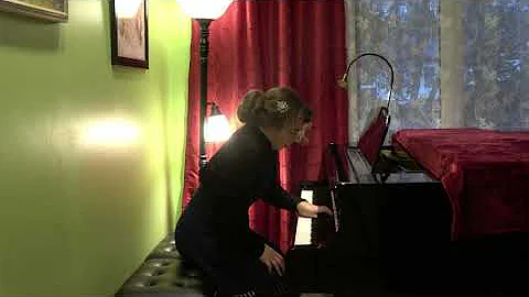 Anna-Lucia Mena Shevchenko (13 y.o.) performs work...