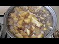 Гороховый суп.Картошка с грибами.Сельская жизнь,как она есть..