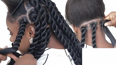 Easy Way To Grip The Root Of Your Twist/ No Rubber...