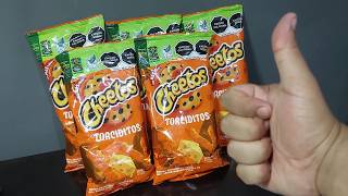 Abri 10 Cheetos con Stickers de la Selección Mexicana