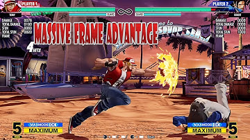 KOF XV: TERRY - Concepts : Meaty Burn Knuckle "214C"