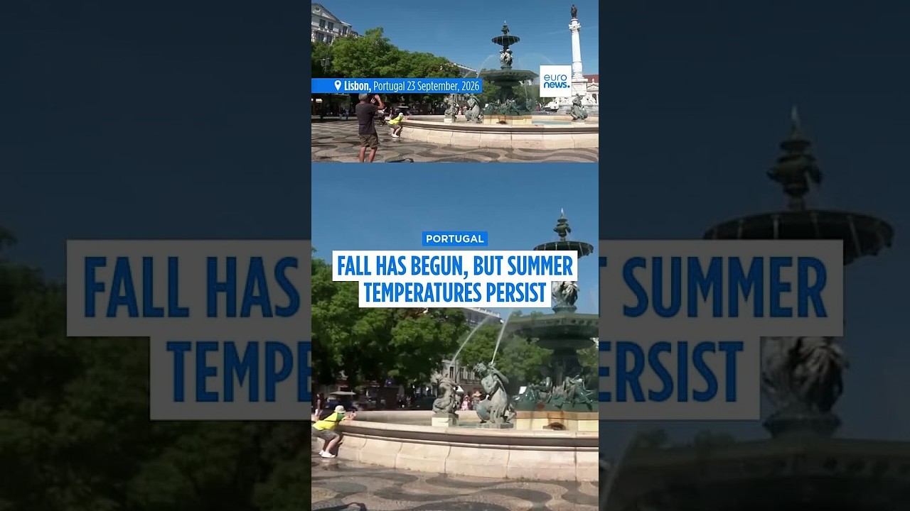 Autumn begins but summer heat lingers in Portugal, catching tourists off guard