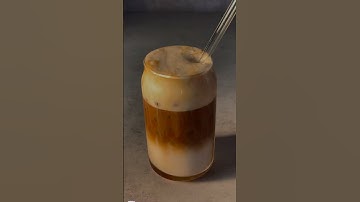 American Iced Caramel Latte #asmr #asmrsounds #trending #viralshorts #coffeerecipe #latte #shorts