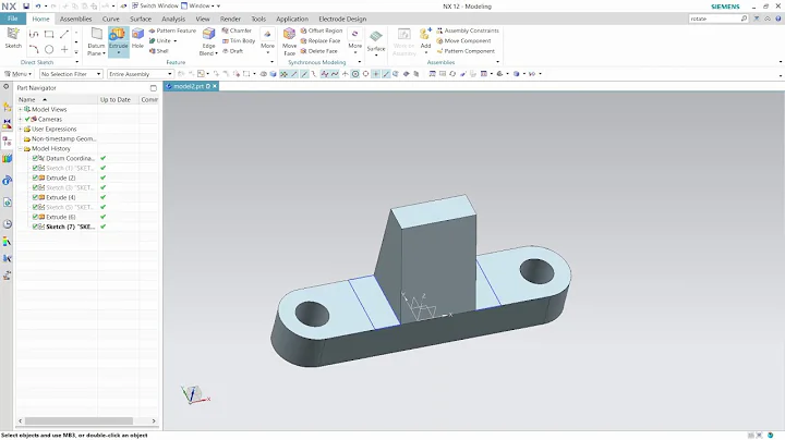 Siemens Nx 12 - Training Exercises Tutorial  #1