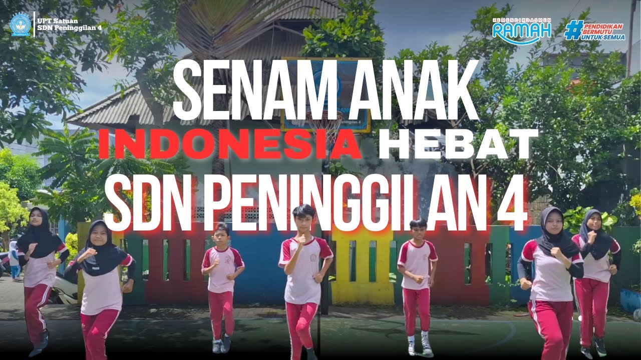 Lomba Senam Anak Indonesia Hebat 2025_SDN Peninggilan 4_Banten