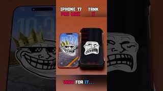 🤯 IPHONE 17 PRO MAX VS TANK X SPEED TEST