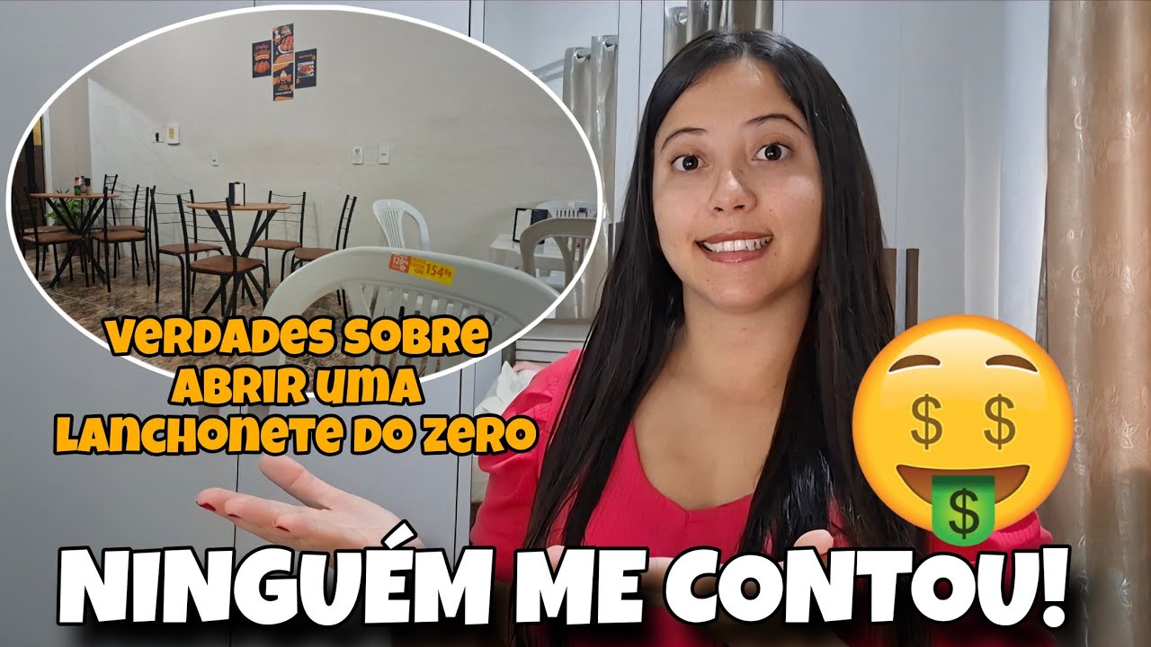 O que NINGUÉM te conta sobre abrir uma lanchonete do ZERO - YouTube