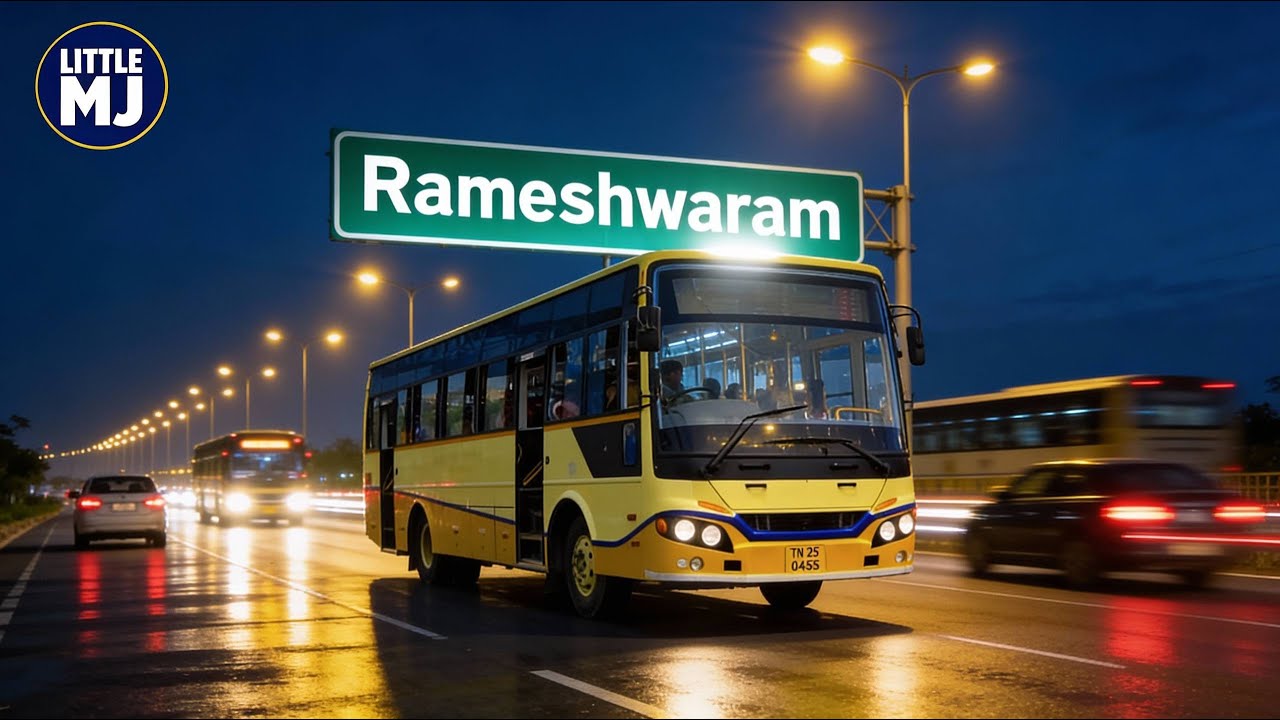 MADURAI TO RAMESHWARAM | NEW TNSTC BS6 Bus in ETS2 | Realistic Indian Bus Driving ON Roads