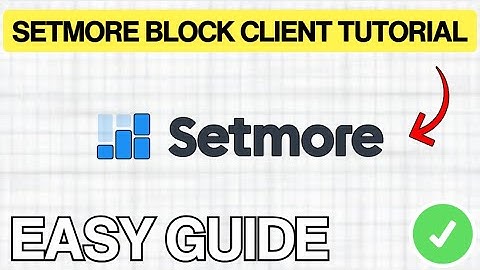 How To BLOCK CLIENT On Setmore (EASY) 2026