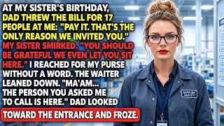 My Parents Only Invited Me To Pay The Bill For 17 People — One Waiter's Message Silenced Them
