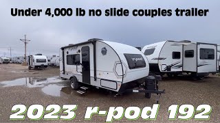 Your Dream Adventure Begins with the 2023 Forest River rpod 192 Trailer