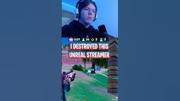I DESTROYED This UNREAL Streamer in Fortnite Ranked