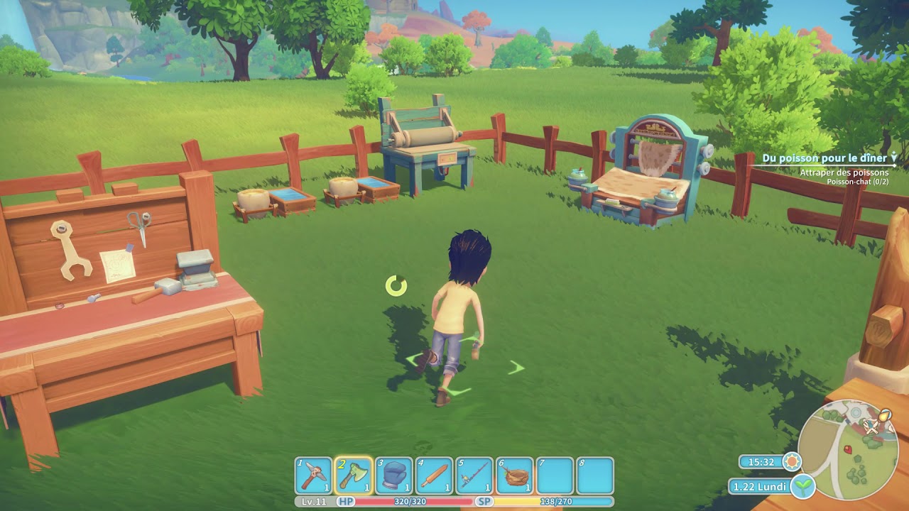 Fr My Time At Portia Episode 19 Des Petits Poussins Se Font La Mal On Commence La Pêche Hd