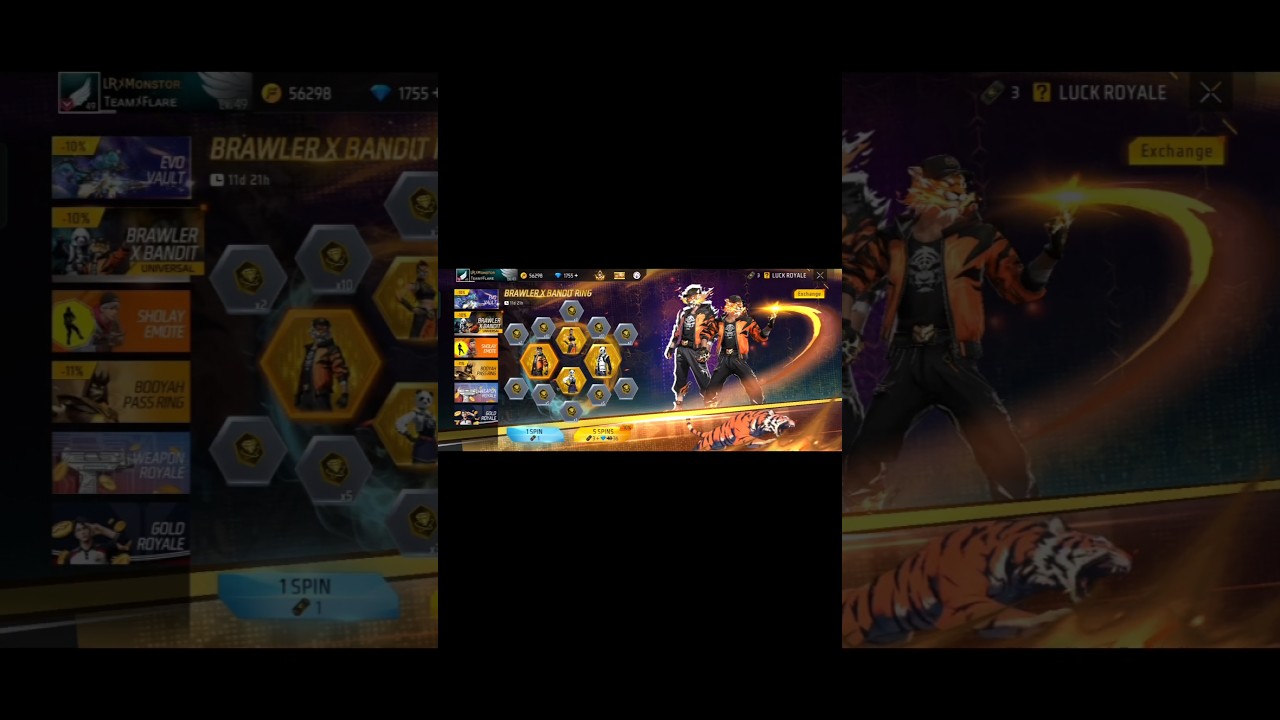 🔥 BRAWLER X BANDIT Ring Diamond Spin | Free Fire New Event Unlock! 🔥 