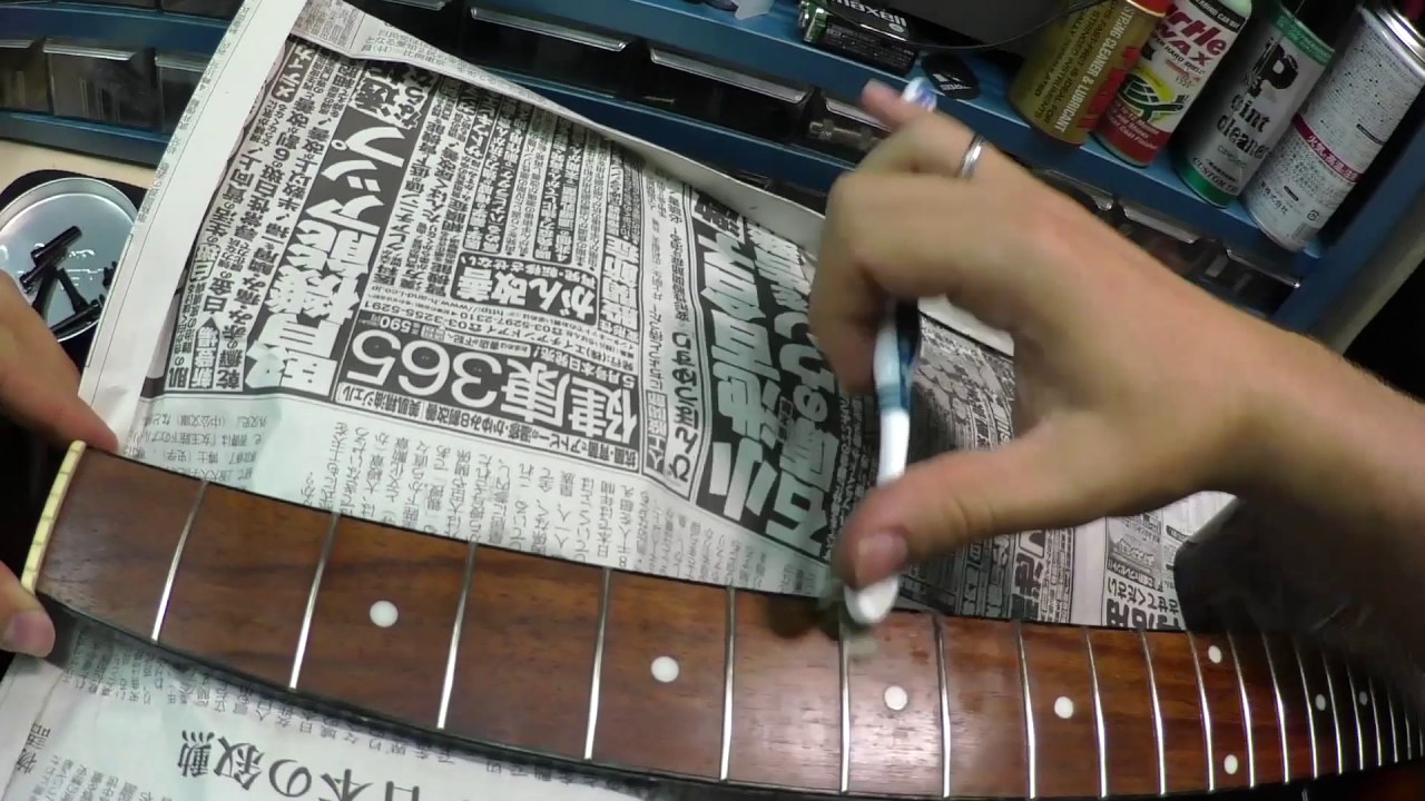 Fender CD-60CE SBST - Acoustic Guitar Maintenance (Time-lapse)