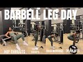 4 barbell exercises for leg day  grow your legs  barbell workout for women  strength