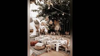 Intimate   plus boho beachy wedding decoration ideas by simple pleasures