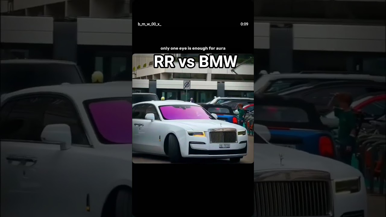 RR vs BMW car💀💀💀short video