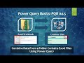 PQB04.5 | Combine Excel files from a folder | Automatically update new data | PowerQueryBasics