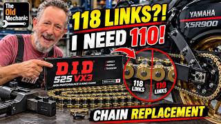 Yamaha XSR900 Chain Replacement | DID 525 VX3 Step-by-Step