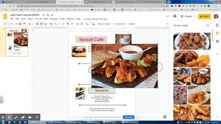 Cafe menu DEMO (Google Slides) Net Worth