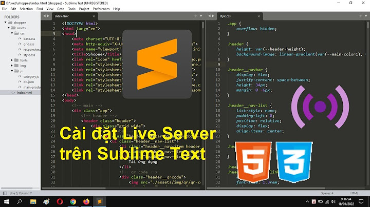 Hướng dẫn bootstrap 4 sublime text 4