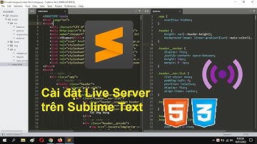 [HTML/CSS] Hướng dẫn chạy HTML bằng Sublime Text | HTML cơ bản