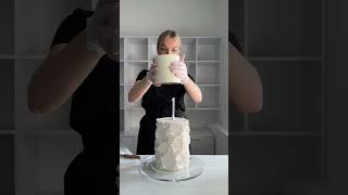 Декор свадебного торта ??‍♀️ торт свадебныйторт декорторта
